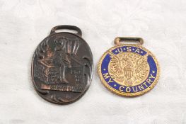 2 Advertising Watch Fobs