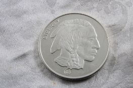 1 Oz .999 Silver Round Indian Head