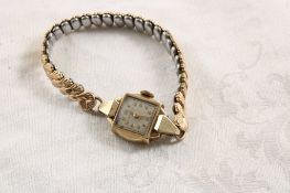 14kt Gold Case Wittnauer Working Wristwatch