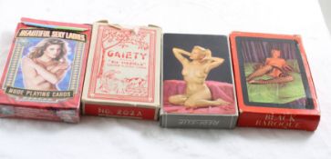 4 Pinup / Nude Playing Card Decks