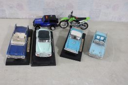 Diecast Cars Motorcycle Chevy's Ford