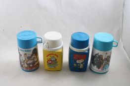 4 Children's Thermos' Wizard of Oz, Rainbow Brite