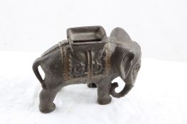 Cast Iron Elephant Bank