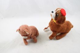 2 Wind Up Toy Animals Made in Japan WORKING