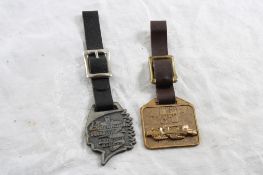 2 Advertising Watch Fobs
