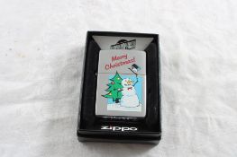 1999 Zippo Lighter Merry Christmas Santa Claus NEW