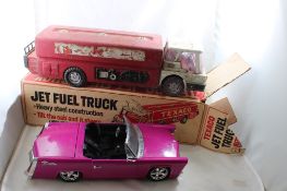 B&B Texaco Jet Fuel Truck & Bratz Doll Cadillac