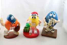 3 M&M Candy Dispensers