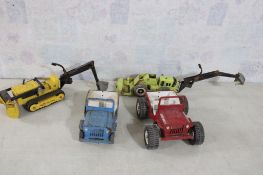 Group of Vintage Tonka Toys
