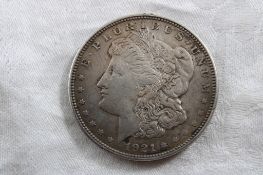 1921 Morgan Silver Dollar