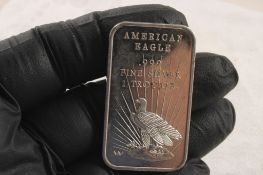 1 Oz .999 Silver Bar American Eagle