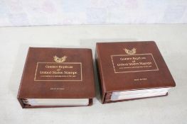 1980-81 Golden Replicas U.S. Stamps 2 Albums