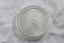 1 Oz .999 Silver Round Donald Trump