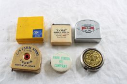 6 Advertising Tape Measures