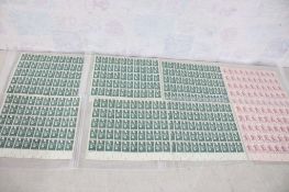 400 U S Lincoln Stamps Sheets Unposted