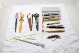 Fountain Pens 14k 1/20, Letter Openers & More