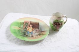 Royal Bayreuth Nursery Rhyme Pitcher/Plate