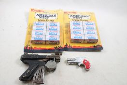 Super Defense & Derringer Toy Guns & NOS Caps
