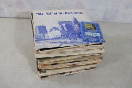 Box Of Vinyl LP Records, Chuck Berry 8 Track