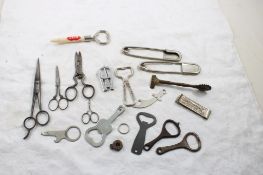 Sterling Ring, Money Clip, Openers, Scissors, Pins