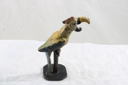 1930's Cast Iron Parrot Toucan Bottle Opener