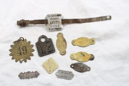 Vintage Dog Tags, Bike Registration Tag & More