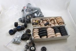 Ass't. Toy Car, Truck Wheels Wood, Rubber & Other