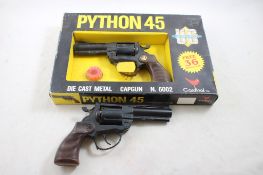 2 Python 45 Diecast Metal Cap Guns #6002 1 in Box