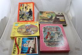 5 1960's Children's Puzzles