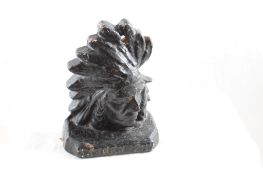 KASPER FOUNDRY NATIVE AMERICAN INDIAN BOOKEND
