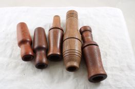 5 Wooden Wildlife Calls