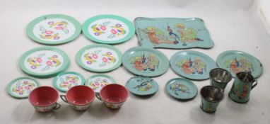 Ohio Art Tin Children's Dishware
