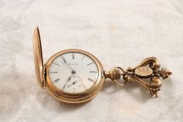 Elgin 15J Ladies Pocket Watch 25 Yr. Case Working