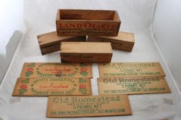 Wood Cheese Boxes & Sides