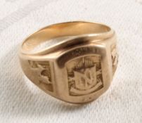 10kt Gold Class Ring 5.5 Grams