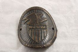 National Cycle Mfg. Co. Bicycle Badge Bay City MI