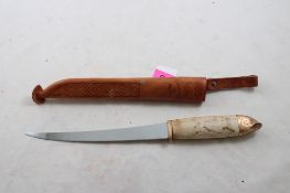 J Marttiini Finland Fillet Knife Custom Scales