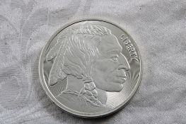 1 Oz .999 Silver Round Indian Head