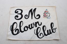 1950's 3M Clown Club Jacket Patch 11 1/4