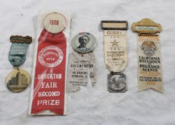 5 Antique Ribbons 1899, 1909, 1935 & More