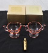 1936 Pink Depression, Faberge Aphrodesia Perfume