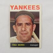 1964 Yogi Berra Topps Baseball Card- Crease Free