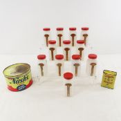 Vintage Milk Glass Spice Containers & More