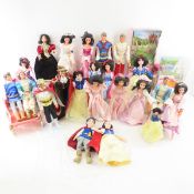 Large Collection Of Snow White Dolls & Accessories