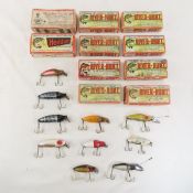 10 Heddon River Runt Lures, Spook Sinkers