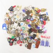 Over 100 Vintage Key Rings, Advertising & More