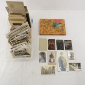 Cabinet Cards, 3 Tin Types & Empty Album