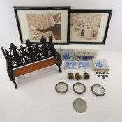 Miniature Cast Iron Bench, Door Knobs & More