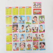 29 1965 Topps Baseball Cards- Kaat, Spahn