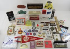 Pinbacks, Glasses, Watch Cases & More